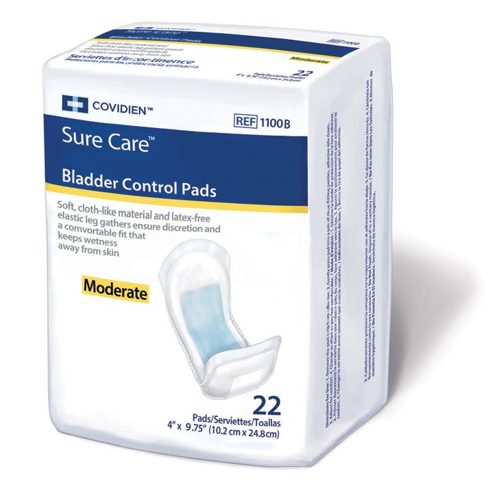 Covidien Moderate Absorbency Bladder Control Pads