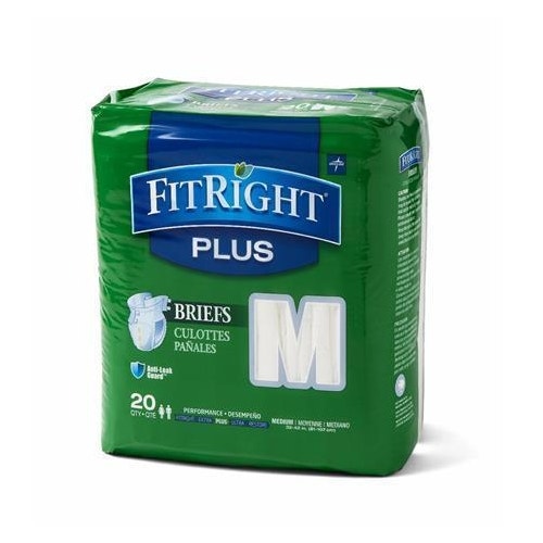 Medline FitRight Plus Briefs - Heavy Absorbency