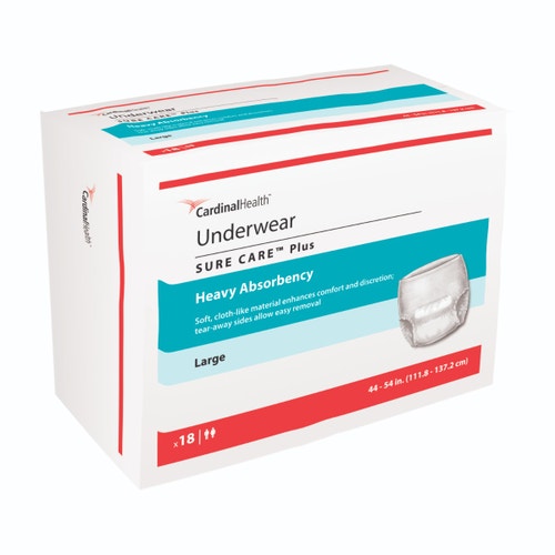 Cardinal Health Sure Care Plus Underwear Large (Heavy Absorbency)