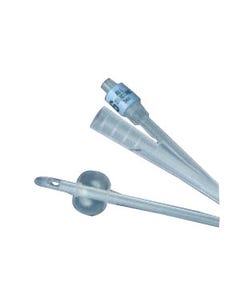 Bard 100% Silicone 2-Way Foley Catheter 22Fr 30cc Balloon Capacity 16" Length