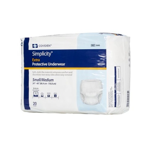 Covidien Simplicity Extra Protective Underwear - Moderate Absorbency