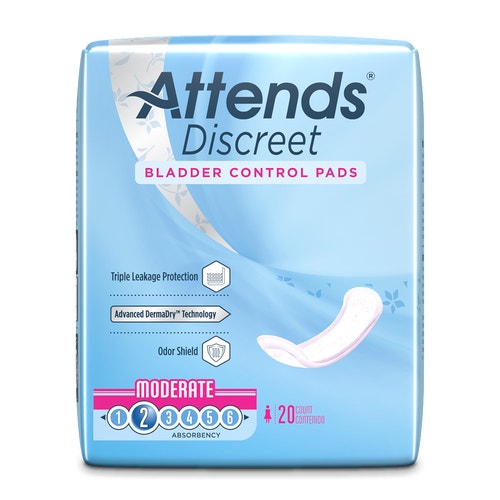 Attends Discreet Women’s Bladder Control Pads