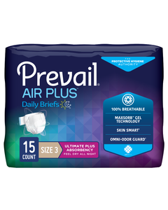 Prevail Breezers 360 Diapers with Tabs, Size 3
