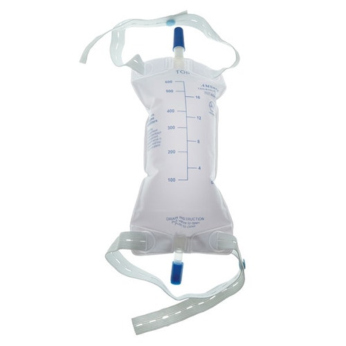 Urinary Leg Bag 900mL Twist Drain