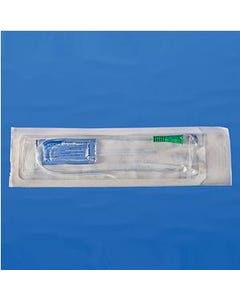 Male 14 French U-Shape Catheter Plus Lubricant Packet, 16"