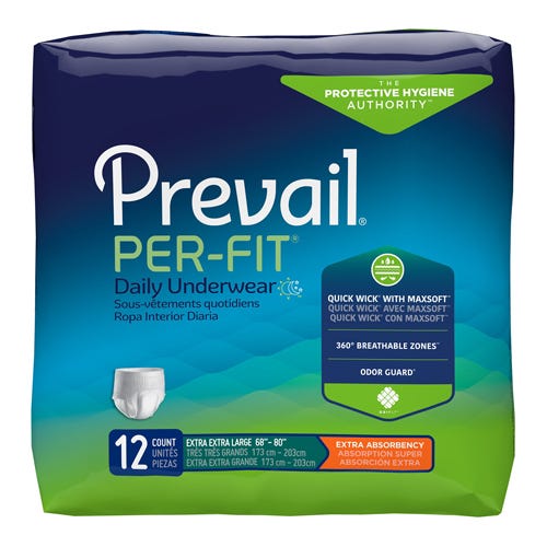 Prevail Per-Fit Protective Pull-On Underwear (2XL)