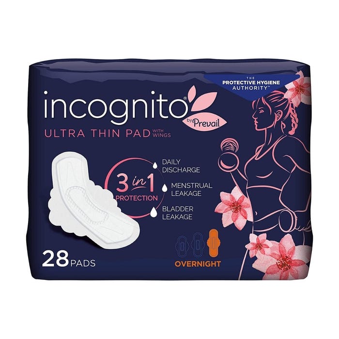 Prevail Incognito 3-in-1 Ultra Thin Pads