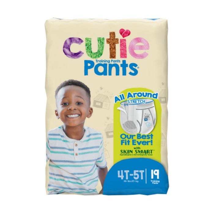  Cuties 4T/5T Potty Training Pants for Girls and Boys,  Hypoallergenic with Skin Smart, 76 Count : Baby