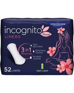 Prevail Incognito Feminine Liners - Very Light Absorbency