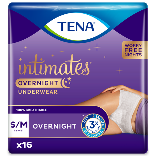 TENA Intimates Overnight Underwear for Women - Overnight Absorbency