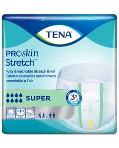 TENA ProSkin Stretch Briefs - Super Absorbency 