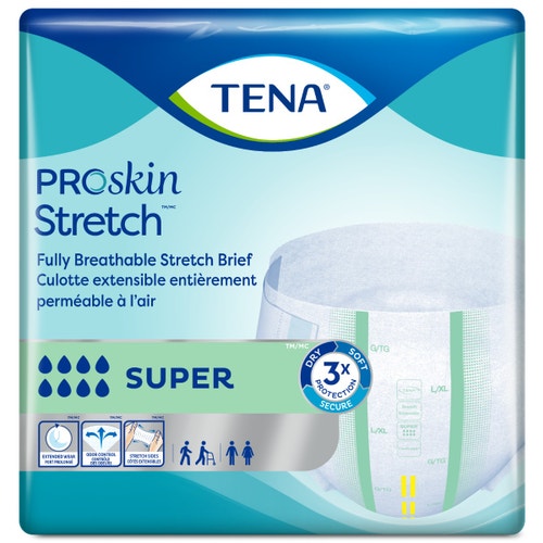 TENA ProSkin Stretch Briefs - Super Absorbency