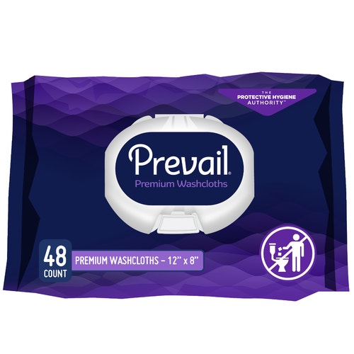 Prevail Premium Washcloths with Natural Botanicals