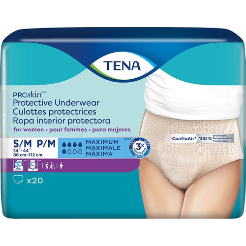 TENA ProSkin Protective Underwear for Women - Maximum Absorbency
